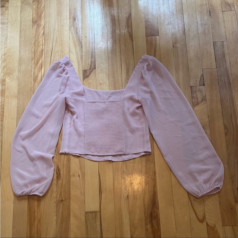 Wilfred Grace Pink Milkmaid Corset Top - Picture 3 of 6